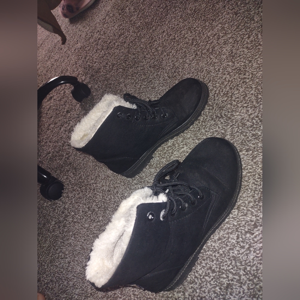 Black boots